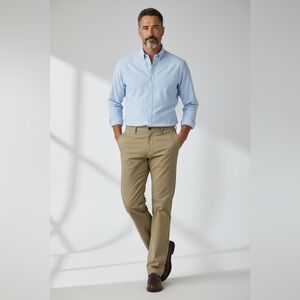 Vintage Polo Ralph Lauren Men's kaki pants with front and back pockets 38/30